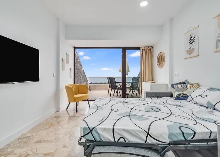 Canteras 1º Linea De Playa 아파트 *